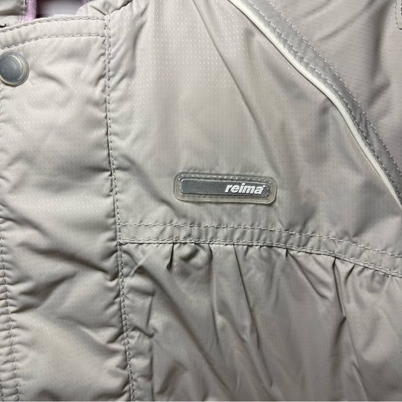 Reima Baby Grey snowflake one piece winter cold weather snowsuit in size 6-9M 74 - Picture 5 of 11